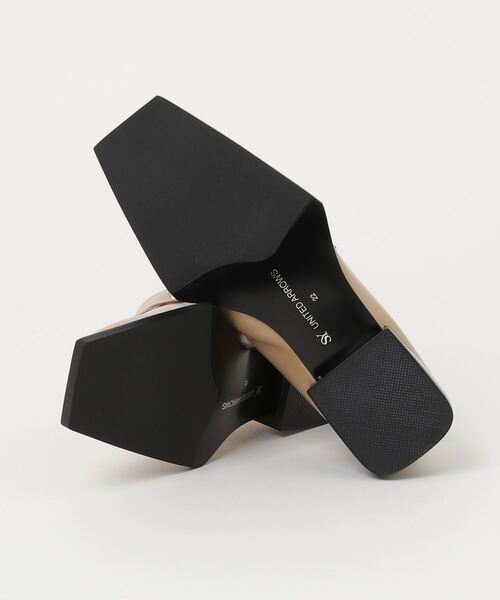 「SY UNITED ARROWS」 シューズ 24cm シルバー レディース_画像3