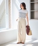 ワイドパンツ パンツ 「ベストヒット」レーヨン...の詳細画像3