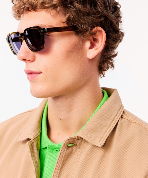 「LACOSTE」 デニムジャケット 40 ブラック メンズ_画像9