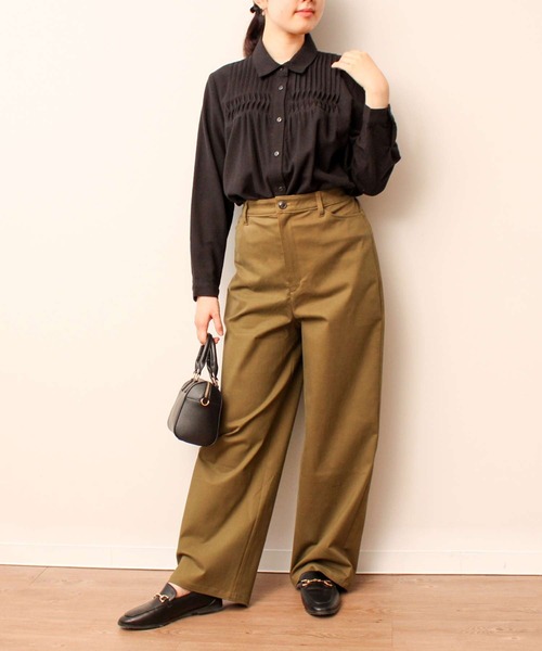 「MB mint breeze」 パンツ LL ネイビー レディース_画像3