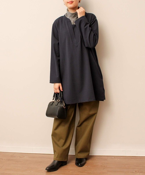 「MB mint breeze」 パンツ LL ネイビー レディース_画像8