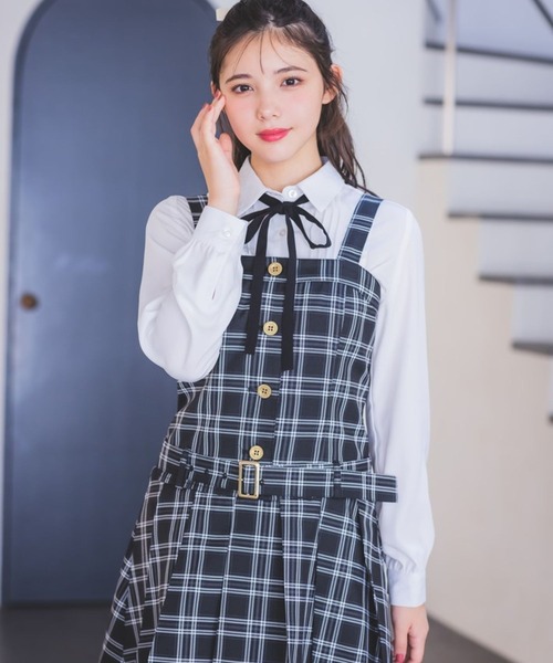 「repipi armario」 「KIDS」長袖ブラウス SMALL ホワイト キッズ_画像5