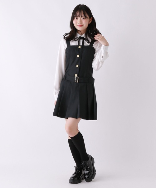 「repipi armario」 「KIDS」長袖ブラウス SMALL ホワイト キッズ_画像9