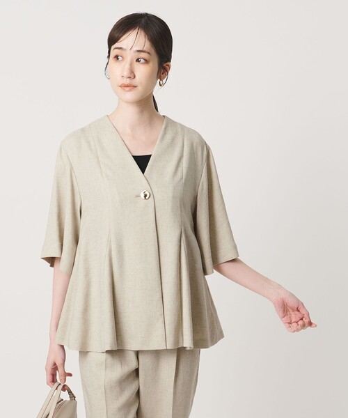 ブラウス シャツ Spiree IAS ブラウス ‐UVカット 接触冷感 ウォッシャブル‐ レディースの画像