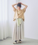 ロング スカート 「イージーケア・接触冷感」ギ...の詳細画像3