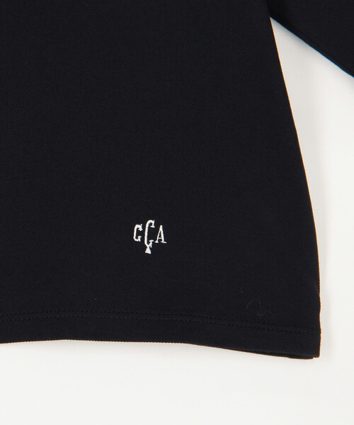 「COMME CA」 半袖ポロシャツ 9号 ネイビー レディース_画像5