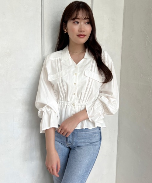 Her lip to 長袖シャツ FREE ホワイト レディース : ZOZOTOWN Yahoo!店