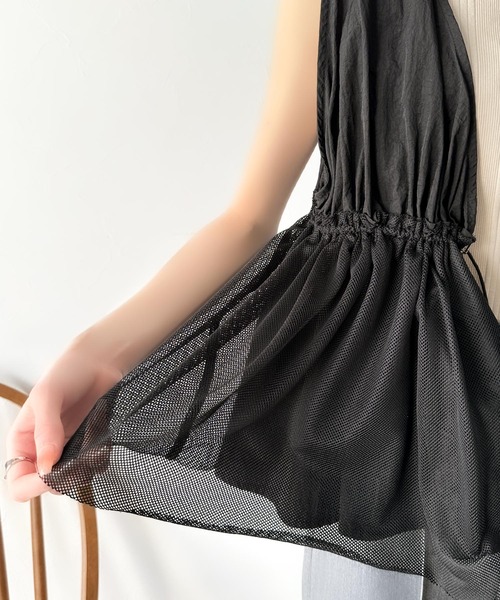 「classicalelf」 ベスト LARGE チャコールグレー レディース_画像8