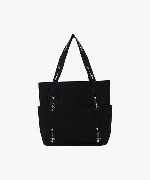 「agnes b.」 トートバッグ FREE 黒いこと レディース