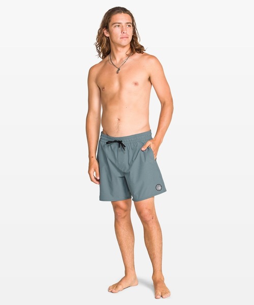 値下げ ☆ VOLCOM 水着 サーフパンツ 30 グレー VOLCOM（ボルコム） 水着 メンズ LIDO SOLID TRUNK 16 ボードショーツ