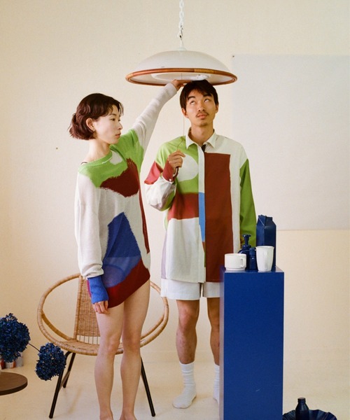 「PAMM」 長袖シャツ フリー グレー系その他 レディース_画像4