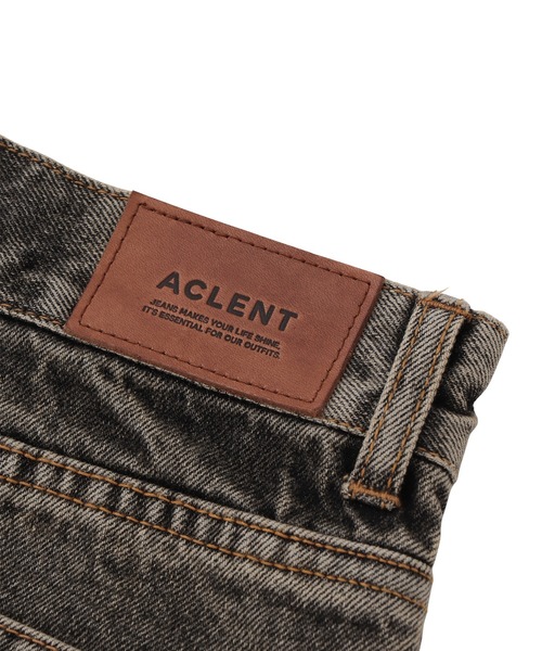 ACLENT（アクレント） デニムパンツ 23inch ブラック レディース
