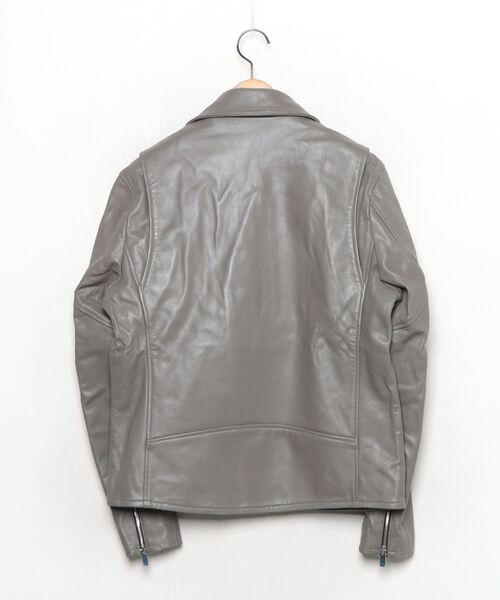 「JACKROSE」 レザーブルゾン X-LARGE グレー メンズ_画像2