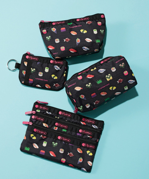 LeSportsac（レスポートサック） ポーチ 3ZIP COSMETIC ヘイ！オマチ 