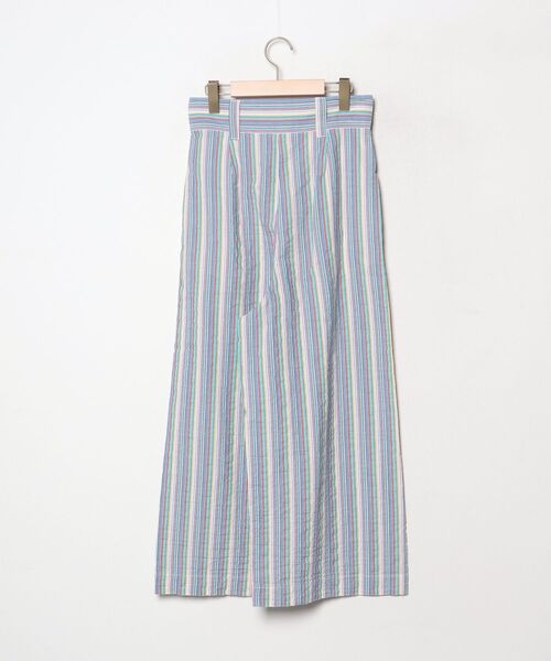 「SEE BY CHLOE」 ストライプ柄パンツ 36 ブルー レディース_画像2