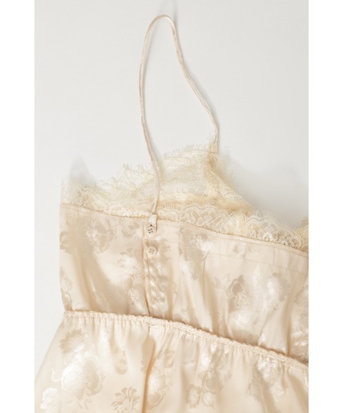 SLY（スライ） キャミソール JQ SATIN LACE CAMI TOPS ジャガード