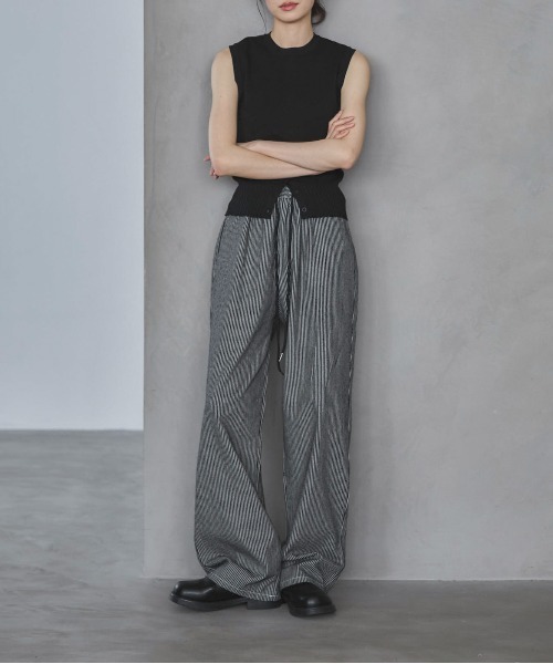 「feepur」 フラットサンダル 24.5 ブラック レディース_画像5