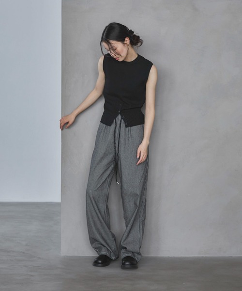 「feepur」 フラットサンダル 24.5 ブラック レディース_画像6