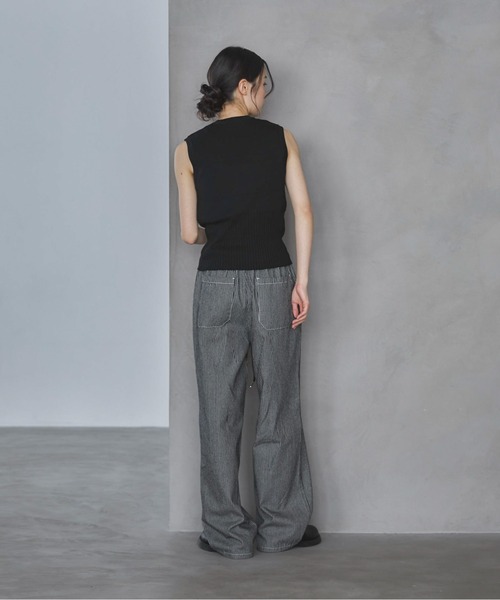 「feepur」 フラットサンダル 24.5 ブラック レディース_画像7