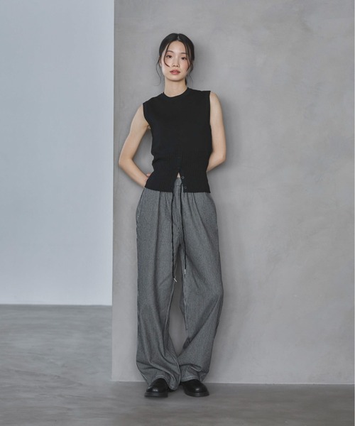 「feepur」 フラットサンダル 24.5 ブラック レディース_画像9