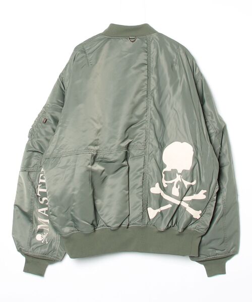 メンズ mastermind ma-1 カーキ色 最終値下げ