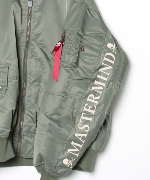メンズ mastermind ma-1 カーキ色 最終値下げ