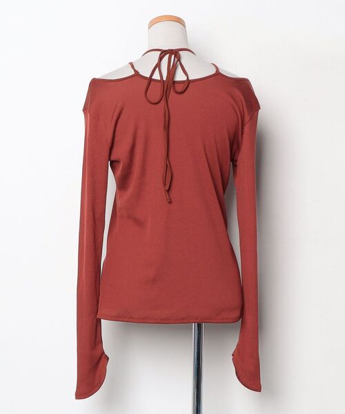 「MURRAL」 Ivy long sleeve top 1 ブラウン レディース_画像2