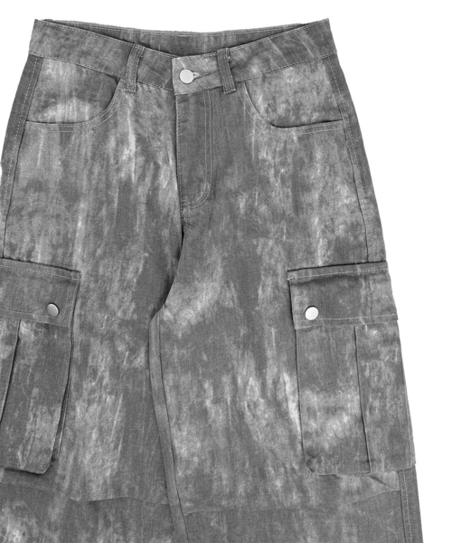 「FOLLOWIN」 カーゴパンツ LARGE グレー レディース_画像3