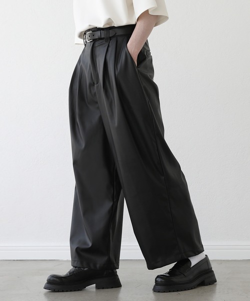 「LILL」 パンツ X-LARGE ブラック メンズ_画像8