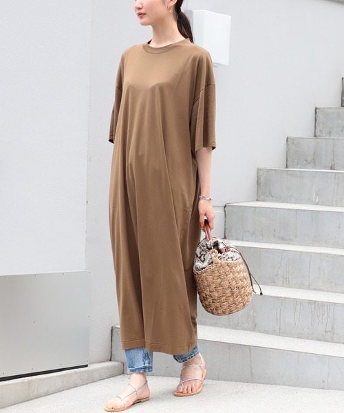 ワンピース ATON / スビン オーバサイズ ドレス :52702472:ZOZOTOWN ワンピース ATON / スビン オーバサイズ ドレス :52702472:ZOZOTOWN