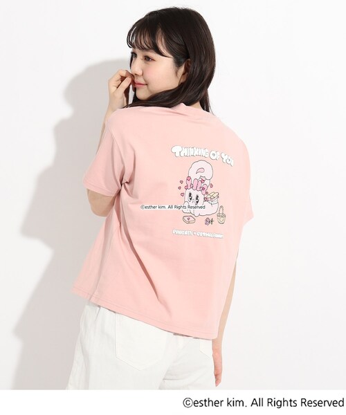 Esther Bunny Tシャツ ウィンクバニー｜むにゅぐるみパティオ