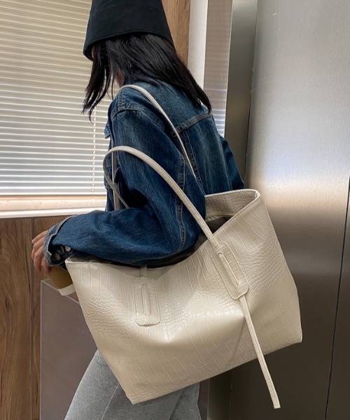 トートバッグ バッグ シンプルレザートートバッグ Zozotown Yahoo 店 通販 Yahoo ショッピング