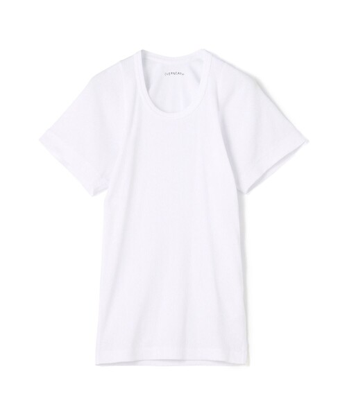 tシャツ OVERNEATH リブTシャツ レディース