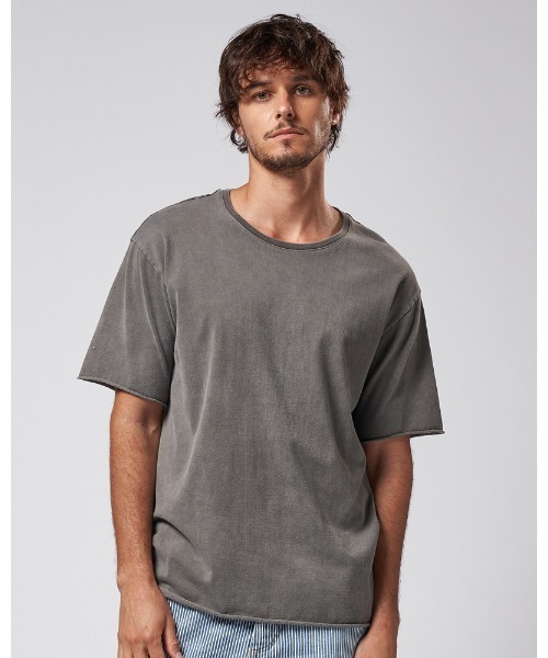 極美品　wjk カットオフ スウェット　ロンT カットソー L wjk tシャツ cut-off crew-neck L/S メンズ : ZOZOTOWN Yahoo!店