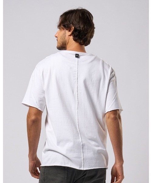 wjk tシャツ wide cut-off crew-neck S/S メンズ : ZOZOTOWN