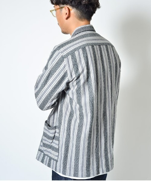 snow peak C/L Dobby Stripe Jacket メンズ レディース