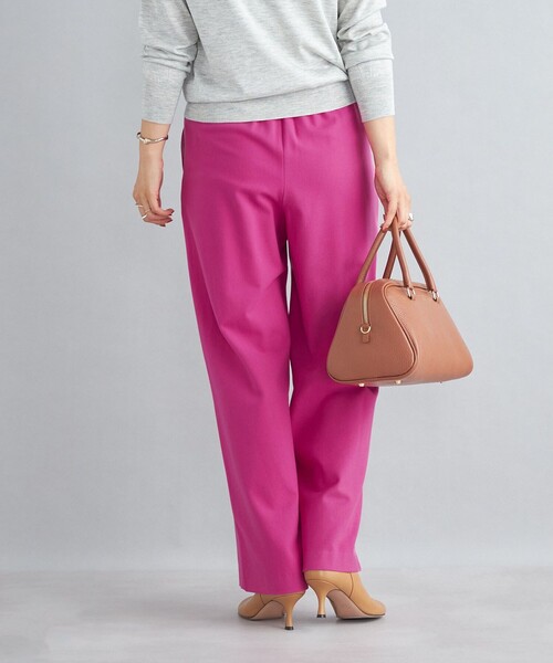 レディース ドロストパンツ SHIPS パンツ 「手洗い可能」両面起毛ドロストパンツ レディース