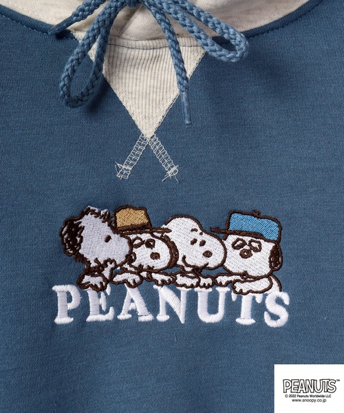 PEANUTS パーカー スヌーピー ラグラン パーカー レディース メンズ