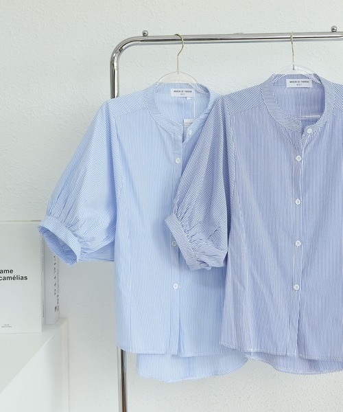 MAISON DE THERESE（メゾン ド テレーズ） ブラウス シャツ ストライプ
