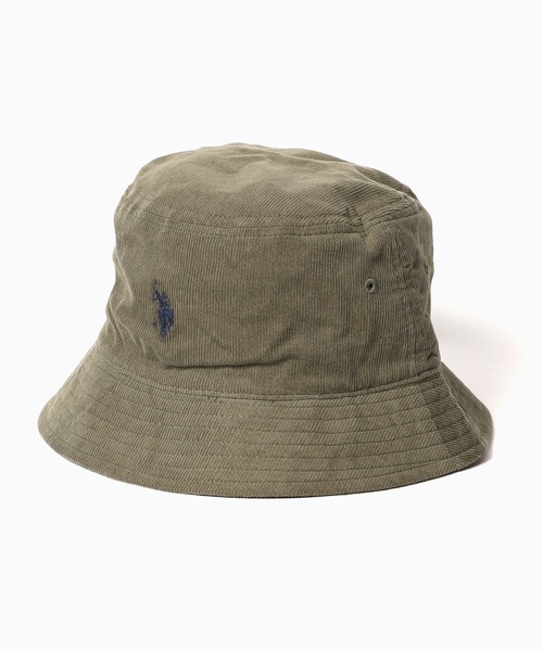 U.S. POLO ASSN バケットハット　コーデュロイ U.S. POLO ASSN. 帽子 ハット ASSN./ユーエスポロアッスン