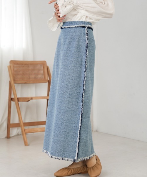 【レア】 NEW FASHION デニムタイトスカート 小さめMサイズ BAB デニムスカート 「低身長向けサイズあり」デニムタイト