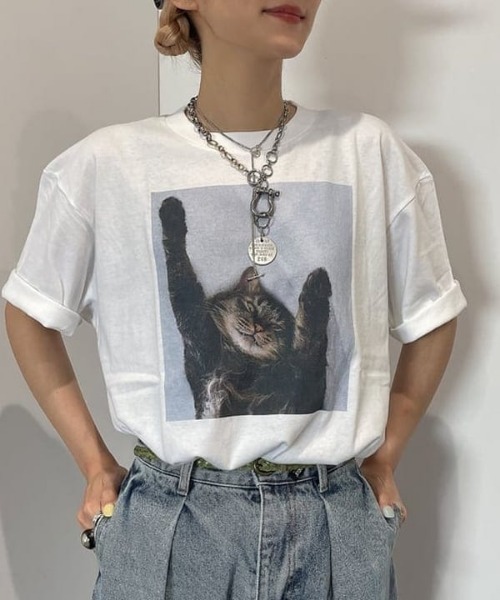 tシャツ 「UNISEX」清水奈緒 / デコフォト フェイスTシャツ レディース メンズ UNISEX〉清水奈緒 / デコフォトTシャツ（Tシャツ/カットソー