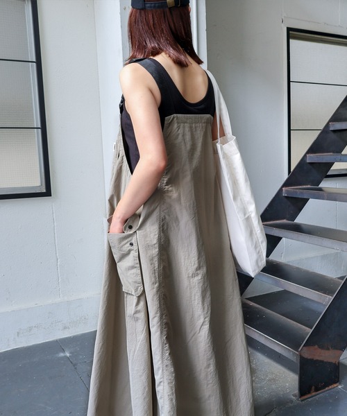 100％品質 ANME 「新色追加」接触冷感/UVカット(UPF50＋)/撥水 ワンピース サロペット・オーバーオール・オールインワン