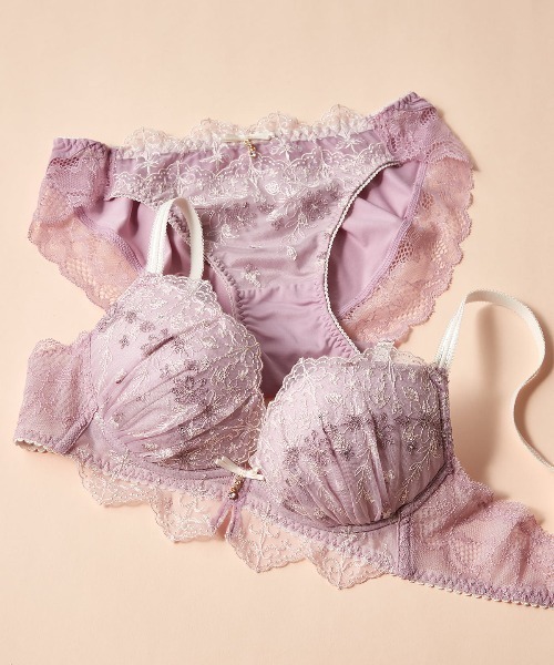 TT moontreeplanetブラショーツセット 二配色ブラジャー・ショーツセット（トリンプ） 通販【ニッセン】