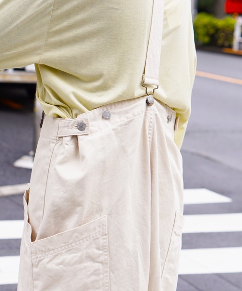 パンツ レディース HARVESTY/ハーベスティー CHINO SUSPENDER GARDEN PANTSチノサスペンダーガーデンパンツ(ユニセッ｜zozo｜18