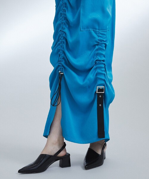 UNITED TOKYO スカート シャーリングサテンタイトスカート : ZOZOTOWN  