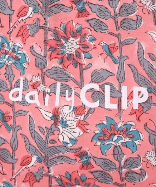 エコバッグ 「daily CLIP」ブロックプリントロゴトート | studio CLIP | 13