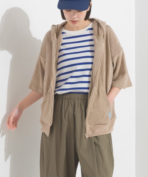 H1284◾️ドルチェ&ガッバーナ 　袖無しパイル地パーカー H1284◾️ドルチェ&ガッバーナ 袖無しパイル地パーカー