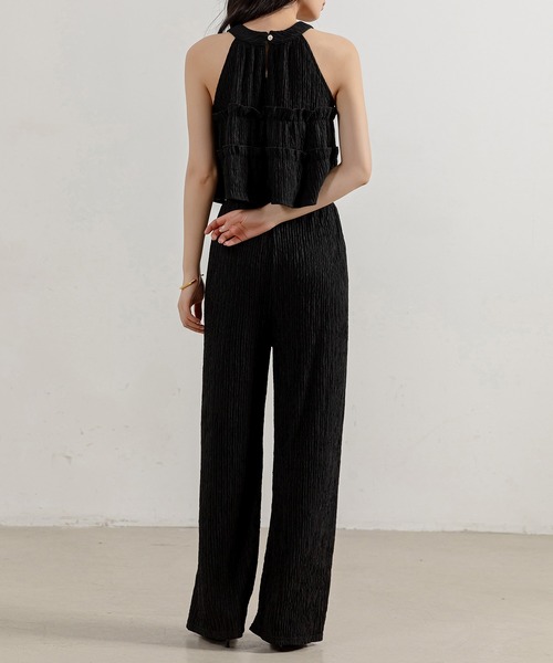 DAY CLOSET セットアップ レディース ティアードフリルノースリーブ