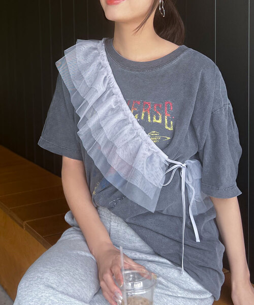 KOBE LETTUCE（神戸レタス） つけ襟 付け襟 マルチウェイチュール